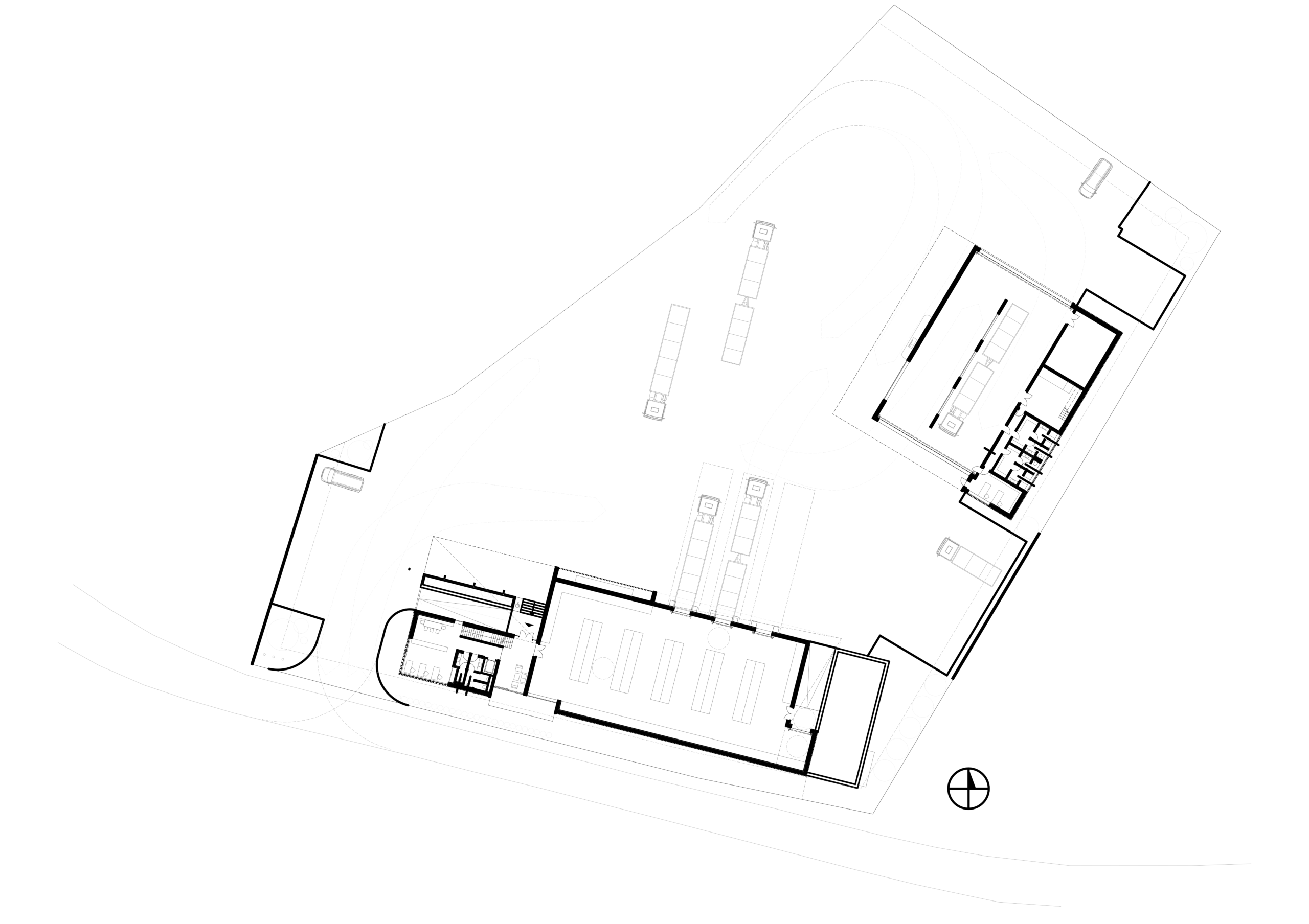 Wettbewerb Betriebsgebäude Plan 1